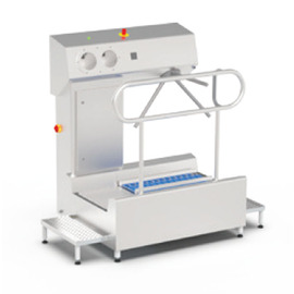 Hygieneschleuse | Durchgangsanlage links - eine Laufrichtung mit klappbaren Streben | 1900 mm Produktbild