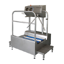 Hygieneschleuse | Durchgangsanlage links - eine Laufrichtung 400 Volt | 1700 mm Produktbild