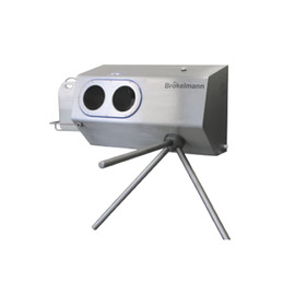 Personensperre mit Drehkreuz links - eine Laufrichtung 230 Volt mechanisches Drehkreuz | 1365 mm Produktbild