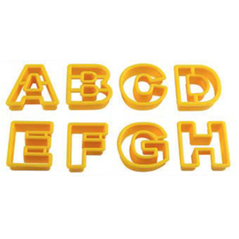 Ausstecher Buchstaben | 26 Ausstechformen klein Produktbild