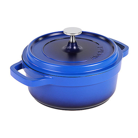 Kasserolle 2,4 ltr Aluminiumguss blau | induktionsgeeignet Produktbild 1 S