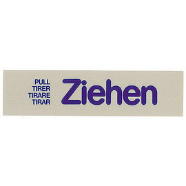 Schild selbstklebend • Ziehen rechteckig 160 mm x 40 mm Produktbild