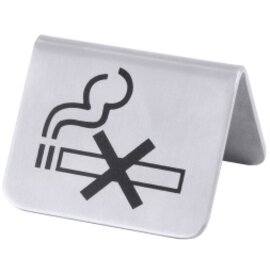 Nichtraucherschild • Nichtraucherschild • Edelstahl L 52 mm H 43 mm Produktbild