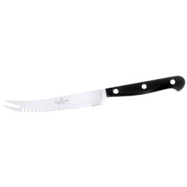 Tomatenmesser | Käsemesser gebogene Klinge Wellenschliff Klingenlänge 12,5 cm  L 23 cm Produktbild