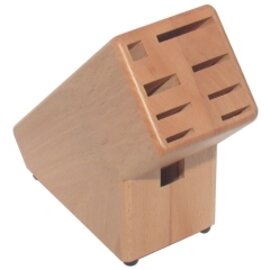 Messerblock Holz passend für Wetzstahl | Schere | Messer  L 190 mm  H 210 mm Produktbild