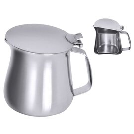 Isoliertes Kaffeekännchen Edelstahl 18/10 mit Deckel matt 300 ml H 100 mm Produktbild