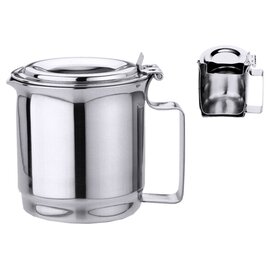 Isoliertes Kaffeekännchen Edelstahl 18/10 mit Deckel glänzend 300 ml H 100 mm Produktbild