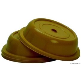 Tellerglocke Polypropylen goldgelb  H 60 mm Teller-Ø maximal 210 mm | Griffloch Produktbild