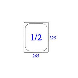 Restposten | Gastronormbehälter GN 1/2  x 100 mm GN 74 gelocht Edelstahl | Fallgriffe Produktbild