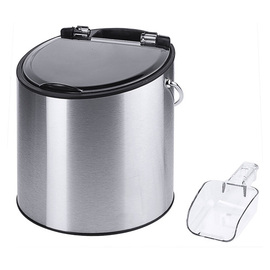 Eiseimer Edelstahl doppelwandig mit Deckel 3,8 ltr inkl. Schaufel Produktbild
