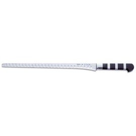 Lachsmesser | Schinkenmesser 1905 schmal gerade Klinge flexibel Kullenschliff | schwarz | Klingenlänge 32 cm Produktbild