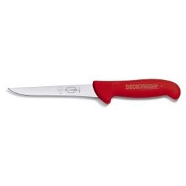 Ausbeinmesser ERGOGRIP rot schmal  | gerade Klinge | steif  | glatter Schliff  | Klingenlänge 15 cm Produktbild