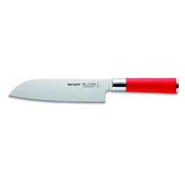 Santoku RED SPIRIT gerade Klinge glatter Schliff | rot | Klingenlänge 18 cm Produktbild