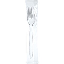 Tafelgabel DINNER Polystyrol transparent  L 195 mm | Einweg Produktbild