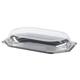 Servierplatte schwarz achteckig | 460 mm x 300 mm Produktbild 1 S