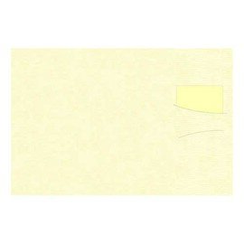 Tischset Airlaid mit Serviette cream 330 mm  x 430 mm 3 x 50 Stück Produktbild