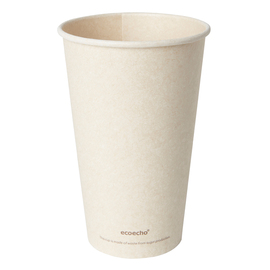 Kaffeebecher SWEAT ecoecho® Einweg 470 ml Bagasse 100% kompostierbar Produktbild