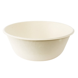 Schale Bagasse weiß rund 500 ml Ø 140 mm H 57 mm Produktbild