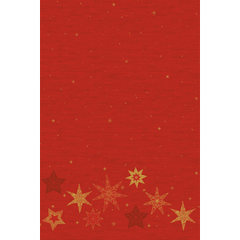 Tischdecke Motiv STAR STORIES RED Einweg 8 x 3 Stück | 1,18 m  x 1,6 m Produktbild