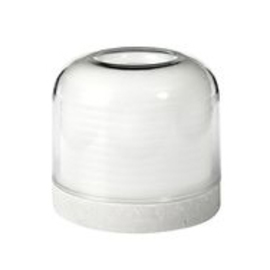 LED-Mini-Lampen-Halter STELLA Kunststoff weiß  Ø 82 mm  H 73 mm Produktbild