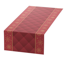 Tischläufer RHOMBUS BORDEAUX | 24 m x 0,4 m Produktbild