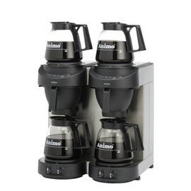 Kaffeemaschine M202 schwarz  | 4 x 1,8 ltr | 230 Volt 3500 Watt | 4 Warmhalteplatten Produktbild