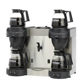 Kaffeemaschine mit Heißwasserkocher M202W schwarz | 400 Volt 6600 Watt Produktbild 0 L