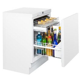 Unterbau Flaschenkühler KM 141 FL weiß 124 ltr Produktbild