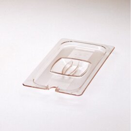 Harter Deckel GN 1/2 Polycarbonat transparent | Löffelaussparung Produktbild