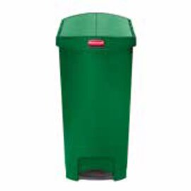 Tretabfallbehälter Kunststoff 90 ltr grün Klappdeckel mit Inneneimer Produktbild 0 L