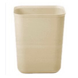 Abfallkorb 6,6 ltr Kunststoff beige feuerfest  L 225 mm  B 162 mm  H 262 mm Produktbild