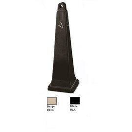 RESTPOSTEN | Standascher GROUNDSKEEPER Kunststoff beige  H 1001 mm Produktbild