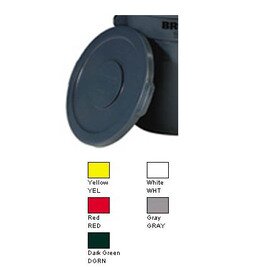 FG263100WHT Flachdeckel für runden Container 2632, weiss, Ø 56,5 x 3,5 cm., Polyethylen Produktbild