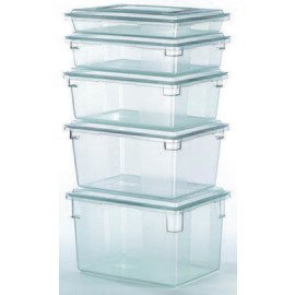 Lebensmittelbehälter Polycarbonat klar transparent 47 ltr  L 660 mm  B 457 mm  H 230 mm Produktbild