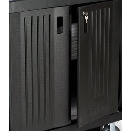 FG619700BLA 2 verschließbare Türen, schwarz Produktbild