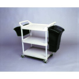FG335488BLA Mehrzweckbehälter, Polypropylen, 30,8 x 43,2 x 26,7 cm, 15,1 L, schwarz Produktbild