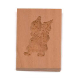 Spekulatius-Form | Springerles-Form Weihnachtsmann 60 mm  x 80 mm Produktbild