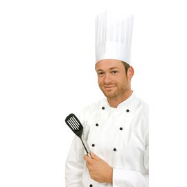 Kochmütze LE GRAND CHEF - offenliegend Einweg Viskose-Vlies weiß verstellbar  H 250 mm Produktbild