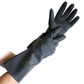 Chemikalienschutzhandschuhe ANTIACIDO S schwarz 330 mm Produktbild 0 L