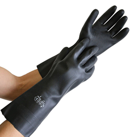Chemikalienschutzhandschuhe CHEMO S schwarz 330 mm Produktbild