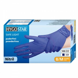 Nitril-Handschuhe SAFE LIGHT S Nitril blau | 240 mm Produktbild 2 S