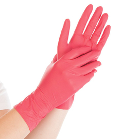Nitril-Handschuhe M rot SAFE LIGHT • puderfrei Produktbild