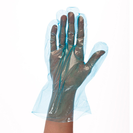 LDPE-Handschuhe POLYCLASSIC SOFT L blau im Karton 290 mm Produktbild