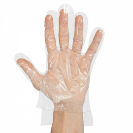 HDPE-Handschuhe POLYCLASSIC STRONG L HDPE transparent mit Versatz | 290 mm Produktbild