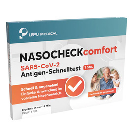 Corona-Schnelltest | Laientest NASOCHECKcomfort | 20 Test-Sets Produktbild