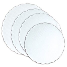 Plattenpapier weiß rund 40 g/m² 5 x 500 Stück  Ø 350 mm Produktbild