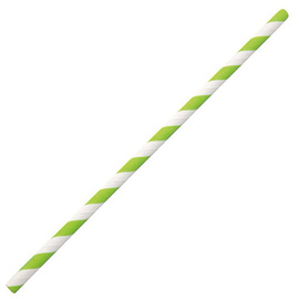 Papier-Trinkhalm CLASSIC NATURE Star FSC®-Papier grün-weiß • gestreift Produktbild