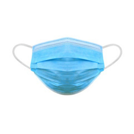 Mundschutz | Nasenschutz Einweg mit Nasenbügel anpassbar blau L 175 mm B 95 mm Produktbild
