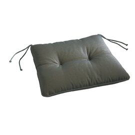 Stuhlauflage Dessin 1233 anthrazit gesteppt viereckig 460 mm | 420 mm  x 450 mm Produktbild