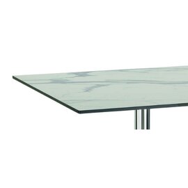 Tisch FIRENZE weiß marmoriert  L 1300 mm  x 800 mm Produktbild
